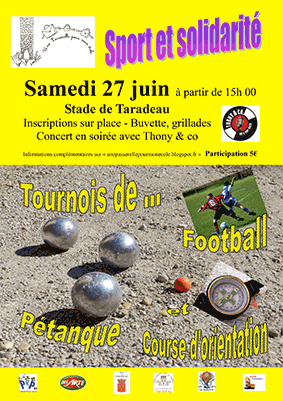 affiche sport solidarite